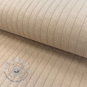 Jersey QUILT Stripe sand