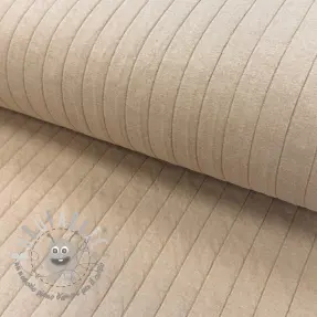 Jersey QUILT Stripe sand