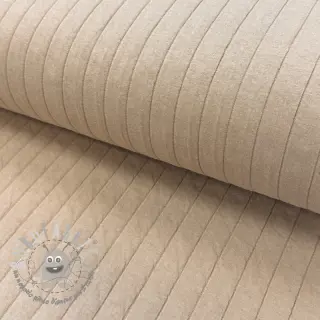 Jersey QUILT Stripe sand
