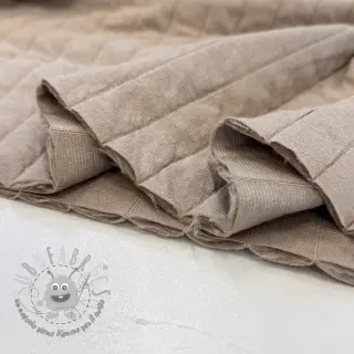 Jersey QUILT Stripe sand