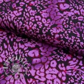 Viscosa ROSELLA STRETCH Animals purple