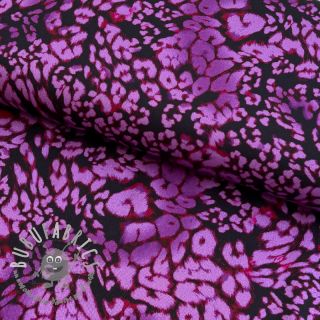 Viscosa ROSELLA STRETCH Animals purple