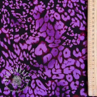 Viscosa ROSELLA STRETCH Animals purple