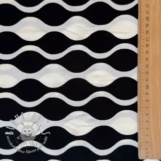 Viscosa ECOVERO Abstract black ecru