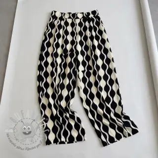 Viscosa ECOVERO Abstract black ecru