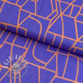 Tessuto di cotone VOILE NERIDA HANSEN Town blue