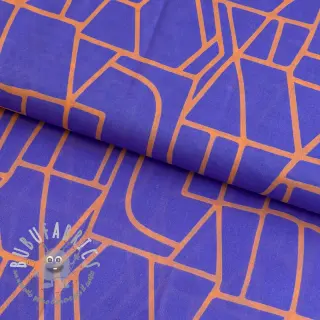 Tessuto di cotone VOILE NERIDA HANSEN Town blue