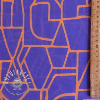 Tessuto di cotone VOILE NERIDA HANSEN Town blue