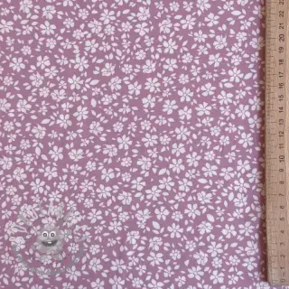Viscosa POPLIN STRETCH Small flowers cherryblossom