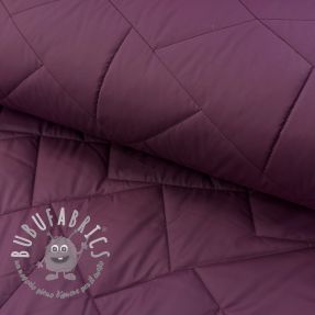 Tessuto trapuntato Geometric burgundy