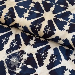 Tessuto di cotone BATIK navy