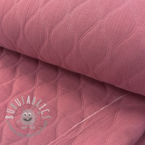 Mussola/Doppia garza QUILT Wave mauve
