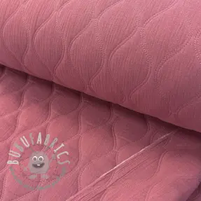 Mussola/Doppia garza QUILT Wave mauve