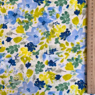 Viscosa STRETCH Flowers off white digital print