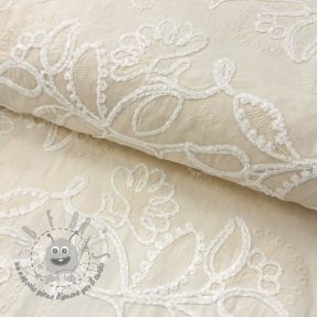 Tessuto di cotone EMBROIDERY Chenille Manon design B