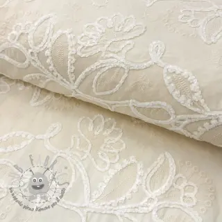 Tessuto di cotone EMBROIDERY Chenille Manon design B