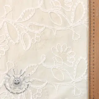 Tessuto di cotone EMBROIDERY Chenille Manon design B