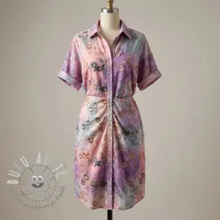 Cord a coste TIE DYE 21W Catchy design B