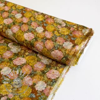 Viscosa RAYON POPLIN Flower sea design C