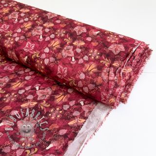 Viscosa RAYON POPLIN Dark barrock design C