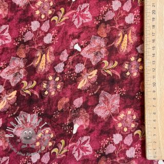 Viscosa RAYON POPLIN Dark barrock design C