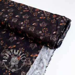 Viscosa RAYON POPLIN Dark barrock design A