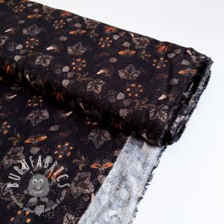 Viscosa RAYON POPLIN Dark barrock design A
