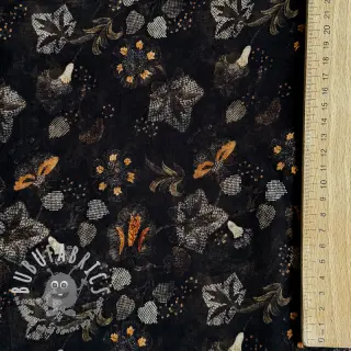 Viscosa RAYON POPLIN Dark barrock design A