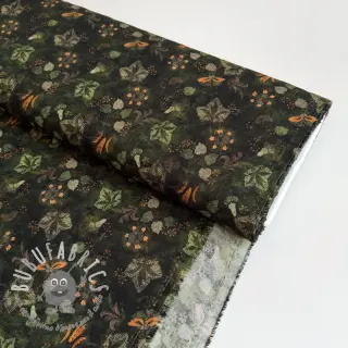 Viscosa RAYON POPLIN Dark barrock design B