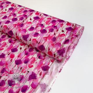Viscosa RAYON POPLIN Poppys design B