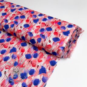 Viscosa RAYON POPLIN Poppys design A