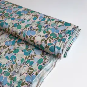 Viscosa RAYON POPLIN Simplistic flowers design C