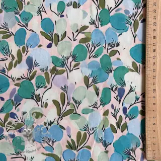 Viscosa RAYON POPLIN Simplistic flowers design C