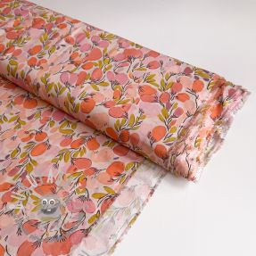 Viscosa RAYON POPLIN Simplistic flowers design A