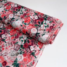 Viscosa RAYON POPLIN Wild flowers design D