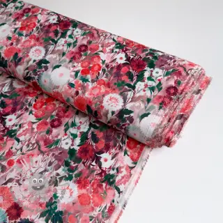 Viscosa RAYON POPLIN Wild flowers design D