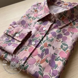 Viscosa RAYON POPLIN Simplistic flowers design B
