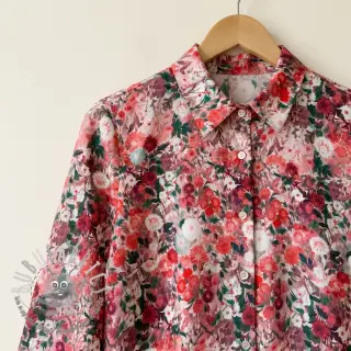 Viscosa RAYON POPLIN Wild flowers design D