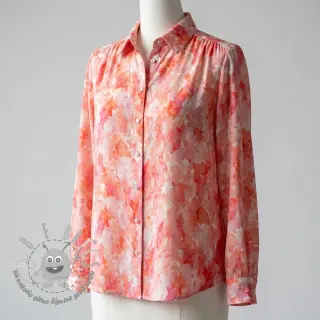 Viscosa RAYON POPLIN Faded spots design D