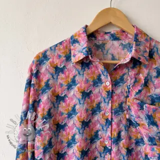 Viscosa RAYON POPLIN Faded spots design A