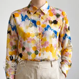 Viscosa RAYON POPLIN Bouncy design E
