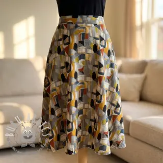 Viscosa RAYON POPLIN Leona design D