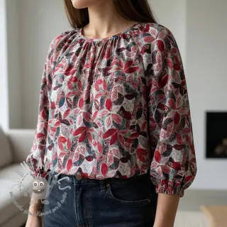 Viscosa RAYON POPLIN Floral design C