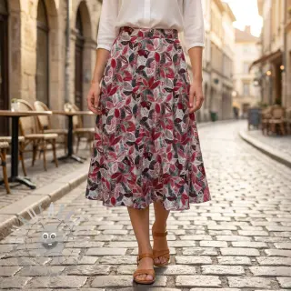 Viscosa RAYON POPLIN Floral design C