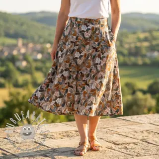 Viscosa RAYON POPLIN Floral design E