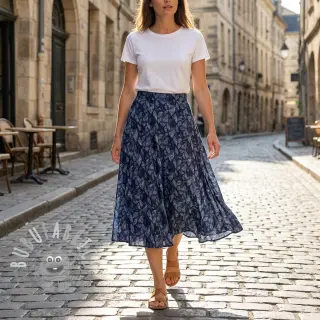 Viscosa RAYON POPLIN Eve design E
