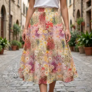 Viscosa RAYON POPLIN Love design B
