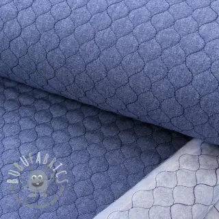 Tessuto trapuntato JEANS dark blue