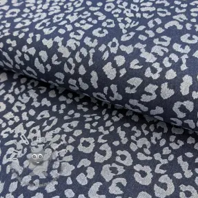 JEANS DENIM Leopard dark blue