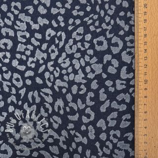 JEANS DENIM Leopard dark blue